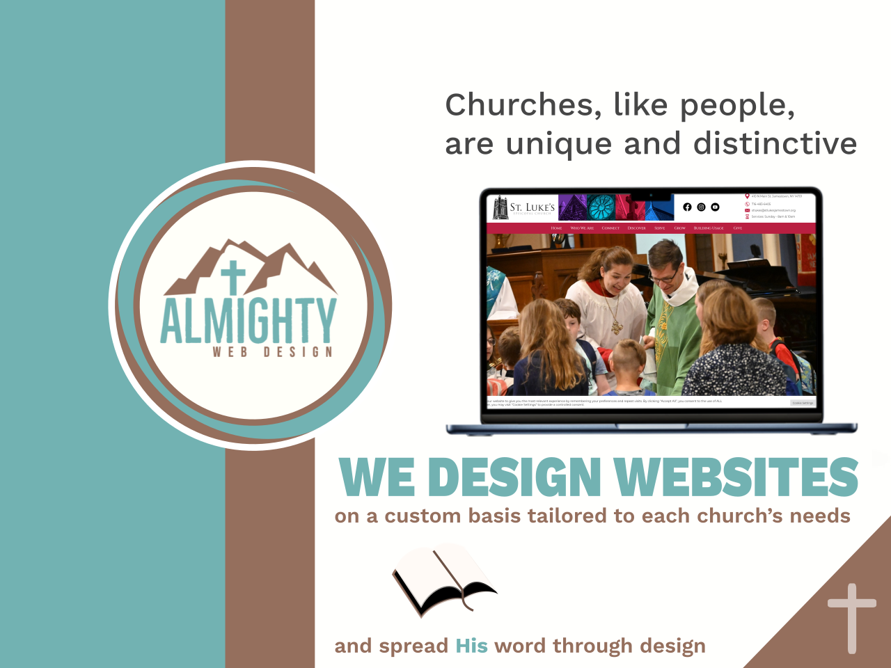 Website design for churches